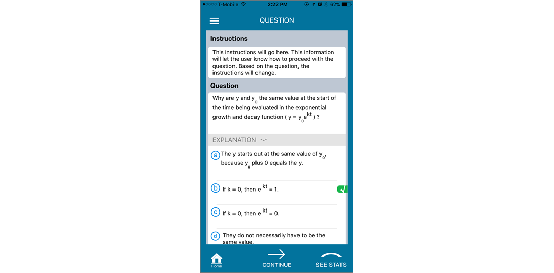 Flashcards mobile app developed by SunNet Solutions.