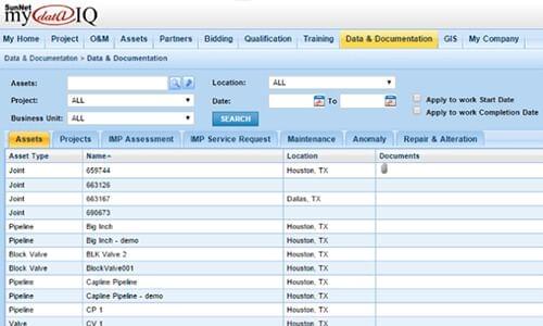 myDataIQ is a pipeline management web application.