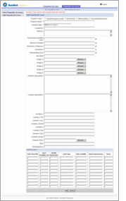 Real estate web-based application developed by SunNet Solutions.